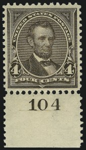 Sale Number 904, Lot Number 261, 1894-98 Bureau Issues