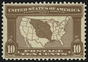 Sale Number 904, Lot Number 347, Louisiana Purchase and Jamestown Issue