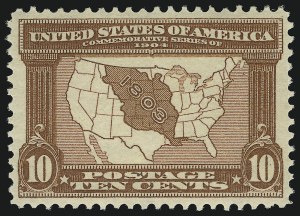 Sale 904, Lot 348, Louisiana Purchase and Jamestown Issue