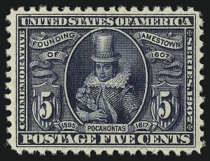 Sale Number 904, Lot Number 353, Louisiana Purchase and Jamestown Issue