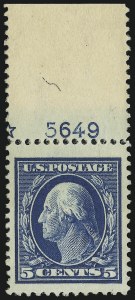 Sale 904, Lot 370, 1908-23 Issues (Scott 374 thru 391)