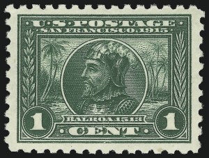 Sale 904, Lot 389, Panama-Pacific Issue