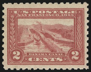 Sale 904, Lot 392, Panama-Pacific Issue