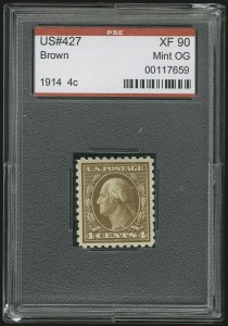 Sale 904, Lot 405, 1908-23 Issues (Scott 405 thru 420)