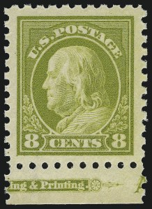 Sale 904, Lot 407, 1908-23 Issues (Scott 405 thru 420)