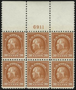 Sale 904, Lot 416, 1908-23 Issues (Scott 405 thru 420)