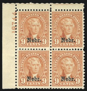 Sale 904, Lot 486, Later Issues (Scott 660 thru 834a)