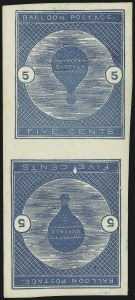 Sale 904, Lot 511, Buffalo Balloon Semi-Official Air Post