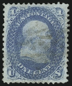 Sale 904, Lot 77, 1867-68 Grilled Issue