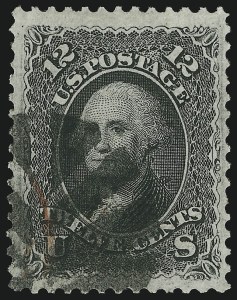 Sale 904, Lot 87, 1867-68 Grilled Issue