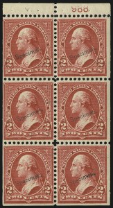 Sale 905, Lot 1107, Specimens (see Officials section also)