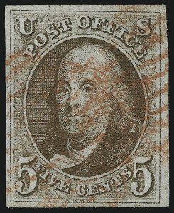 Sale 905, Lot 1135, 1847 Issue