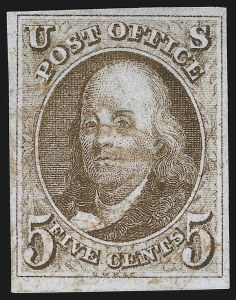 Sale 905, Lot 1141, 1847 Issue