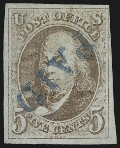 Sale 905, Lot 1145, 1847 Issue