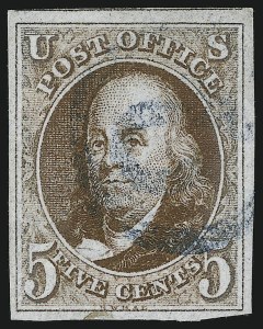 Sale 905, Lot 1147, 1847 Issue
