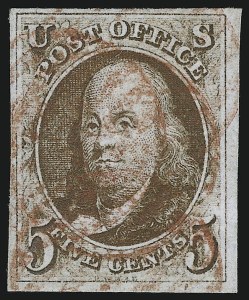 Sale 905, Lot 1148, 1847 Issue