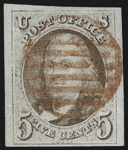Sale 905, Lot 1157, 1847 Issue