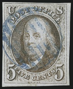 Sale 905, Lot 1165, 1847 Issue