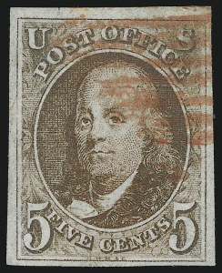 Sale 905, Lot 1179, 1847 Issue