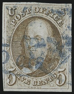Sale 905, Lot 1183, 1847 Issue