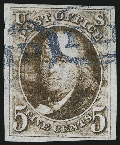 Sale 905, Lot 1184, 1847 Issue