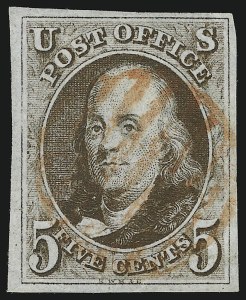 Sale 905, Lot 1186, 1847 Issue