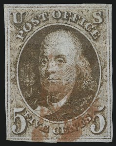 Sale 905, Lot 1197, 1847 Issue