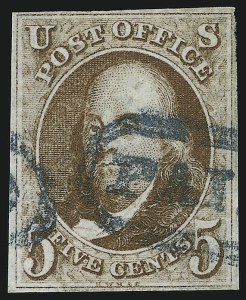 Sale 905, Lot 1201, 1847 Issue