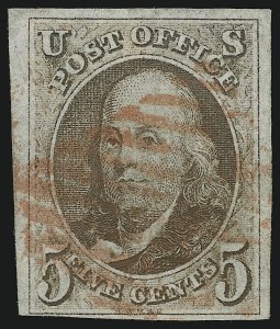 Sale 905, Lot 1205, 1847 Issue
