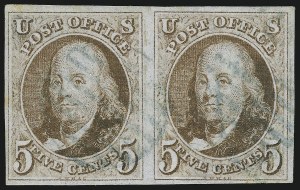 Sale 905, Lot 1215, 1847 Issue