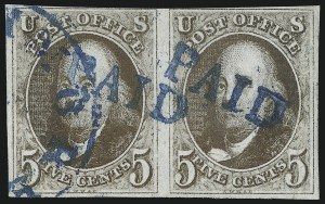 Sale 905, Lot 1216, 1847 Issue
