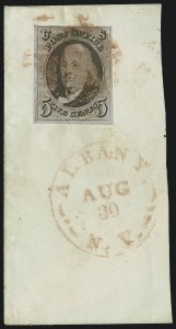 Sale 905, Lot 1223, 1847 Issue