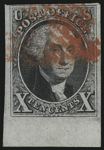 Sale 905, Lot 1232, 1847 Issue