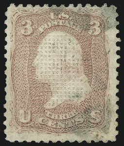 Sale 905, Lot 1523, 1867-68 Grilled Issue