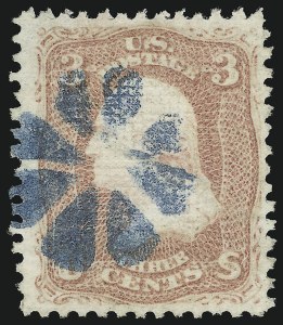 Sale 905, Lot 1527, 1867-68 Grilled Issue