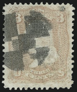 Sale 905, Lot 1528, 1867-68 Grilled Issue