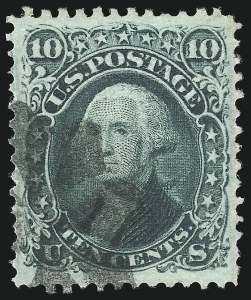 Sale 905, Lot 1544, 1867-68 Grilled Issue
