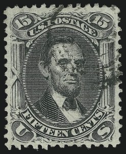 Sale 905, Lot 1552, 1867-68 Grilled Issue