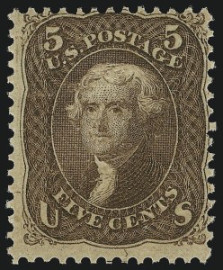 Sale 905, Lot 1561, 1867-68 Grilled Issue