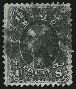 Sale 905, Lot 1572, 1867-68 Grilled Issue