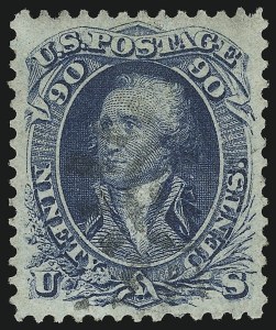 Sale 905, Lot 1580, 1867-68 Grilled Issue