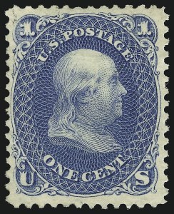 Sale 905, Lot 1583, 1875 Re-Issue of 1861-66 Issue