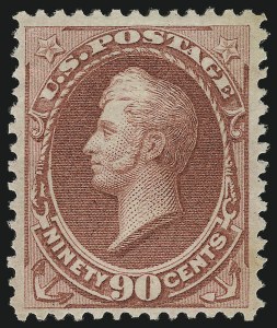 Sale 905, Lot 1854, 1870-88 Bank Note Issues (Scott 156 thru 166)