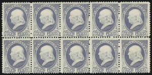 Sale 905, Lot 1897, 1870-88 Bank Note Issues (Scott 205 thru 218)