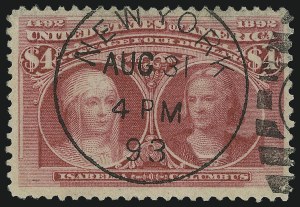 Sale 905, Lot 2082, 1893 Columbian Issue