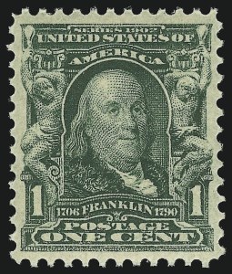 Sale 905, Lot 2287, 1902-08 Issues (Scott 300 thru 320)