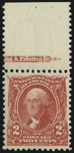 Sale 905, Lot 2290, 1902-08 Issues (Scott 300 thru 320)