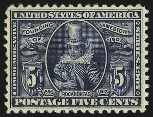 Sale 905, Lot 2375, Louisiana Purchase, Jamestown Issues