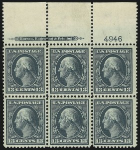 Sale 905, Lot 2388, 1908-09 Washington-Franklin Issues (Scott 331 thru 356)