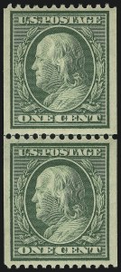 Sale 905, Lot 2404, 1908-09 Washington-Franklin Issues (Scott 331 thru 356)